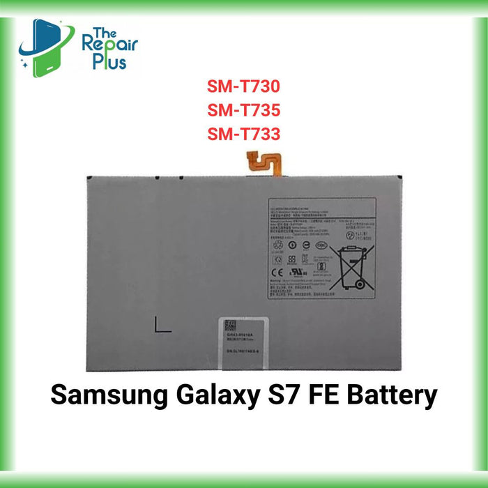 For Samsung Tab S7 FE Battery