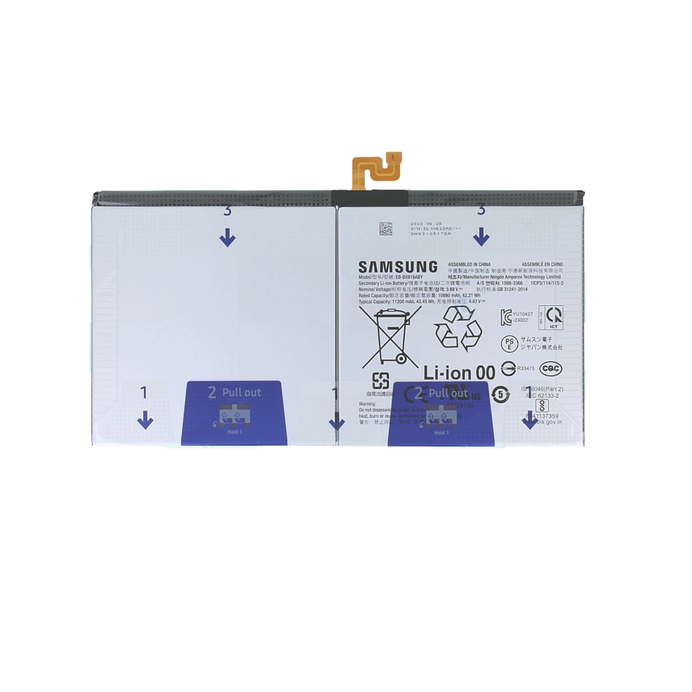 For Samsung Tab S9 FE Battery