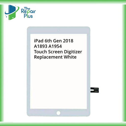 For iPad 6th Gen 2018A1893 A1954 Touch Screen Digitizer Replacement + IC white