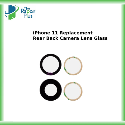 For iPhone 11 Replacement Rear Back Camera Lens Glass + Adhesive sticker new