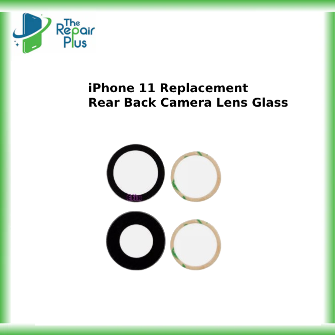 For iPhone 11 Replacement Rear Back Camera Lens Glass + Adhesive sticker new