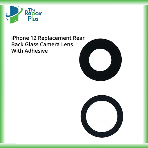 For iPhone 12 Replacement Rear Back Glass Camera Lens With Adhesive