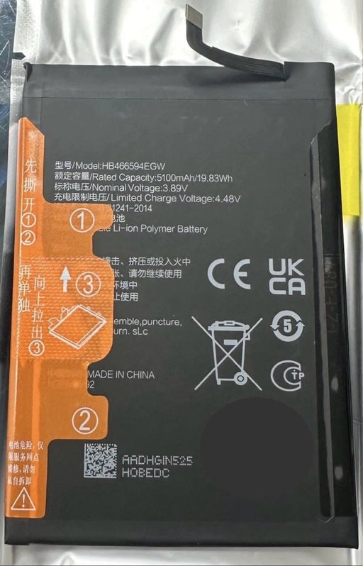 Honor X6a HB476594EGW 5100mAh Internal Battery