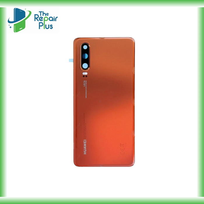 Huawei P30 Replacement Rear Battery Cover Inc Lens with Adhesive (Amber Sunrise) The Repair Plus