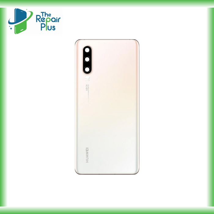 Huawei P30 Replacement Rear Battery Cover Inc Lens with Adhesive (Pearl White)