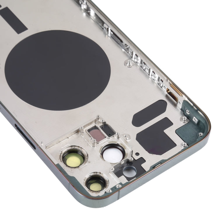 Back Housing Cover with SIM Card Tray & Side Keys & Camera Lens for iPhone 13 Pro Max(Green)