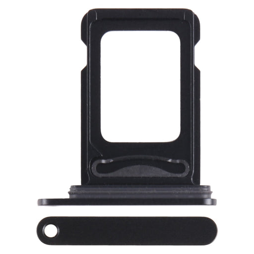 For iPhone 15 Plus SIM + SIM Card Tray (Black)