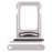 For iPhone 15 Pro Max SIM + SIM Card Tray (White)