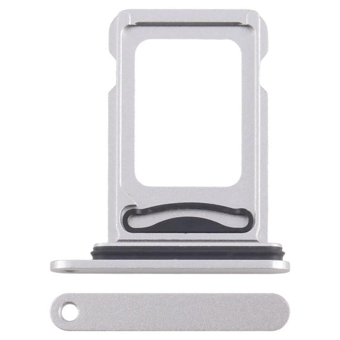 For iPhone 16e SIM + SIM Card Tray (Silver)