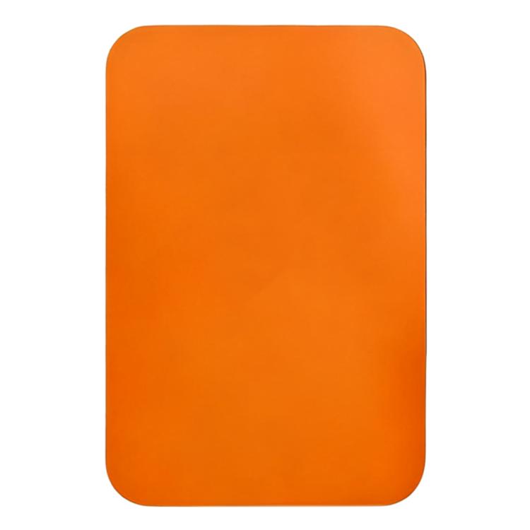 For iPhone 17 Pro Max Glass Battery Back Cover with MagSafe Magnet (Orange)