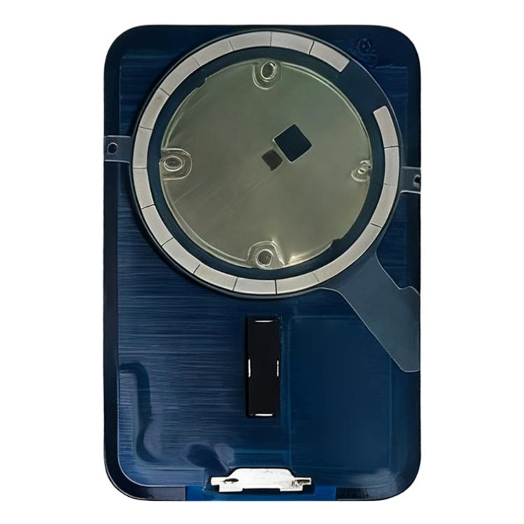 For iPhone 17 Pro Max Glass Battery Back Cover with MagSafe Magnet (Orange)