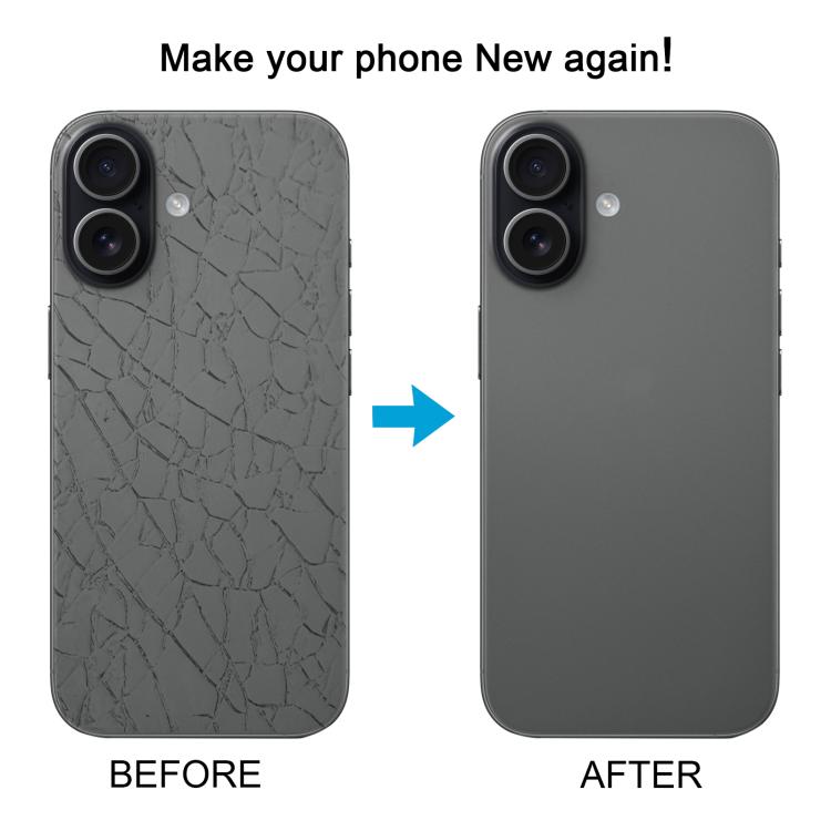 For iPhone 17 Glass Battery Back Cover(White)