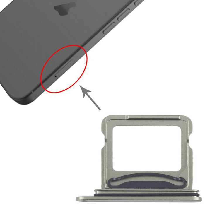 For iPhone 17 SIM + SIM Card Tray (Green)
