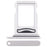 For iPhone 17 Pro SIM + SIM Card Tray (White)