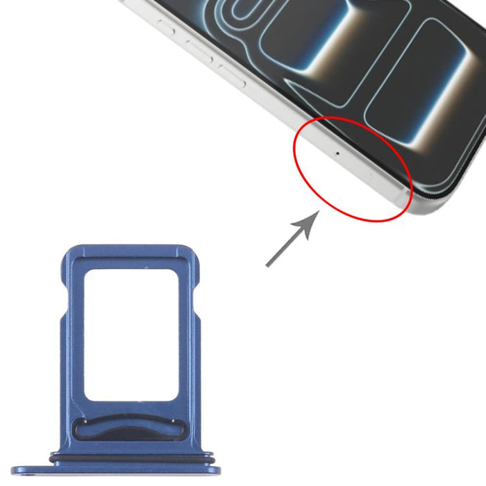For iPhone 17 Pro Max SIM + SIM Card Tray (Blue)