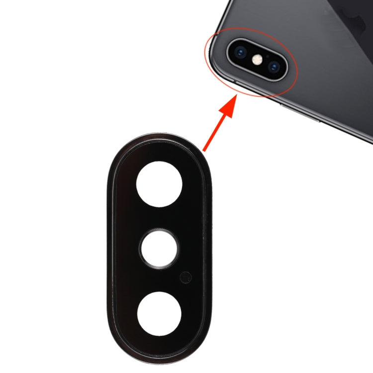 Back Camera Bezel with Lens Cover for iPhone XS / XS Max(Black) — The ...