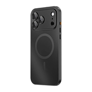 Generic Case for iPhone 17 Metal Back Frame Case Shockproof Camera Lens Cover Black