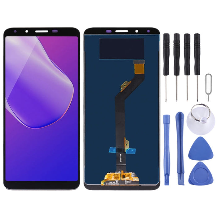 TFT LCD Screen for Infinix Hot 6 X606 with Digitizer Full Assembly (Black)