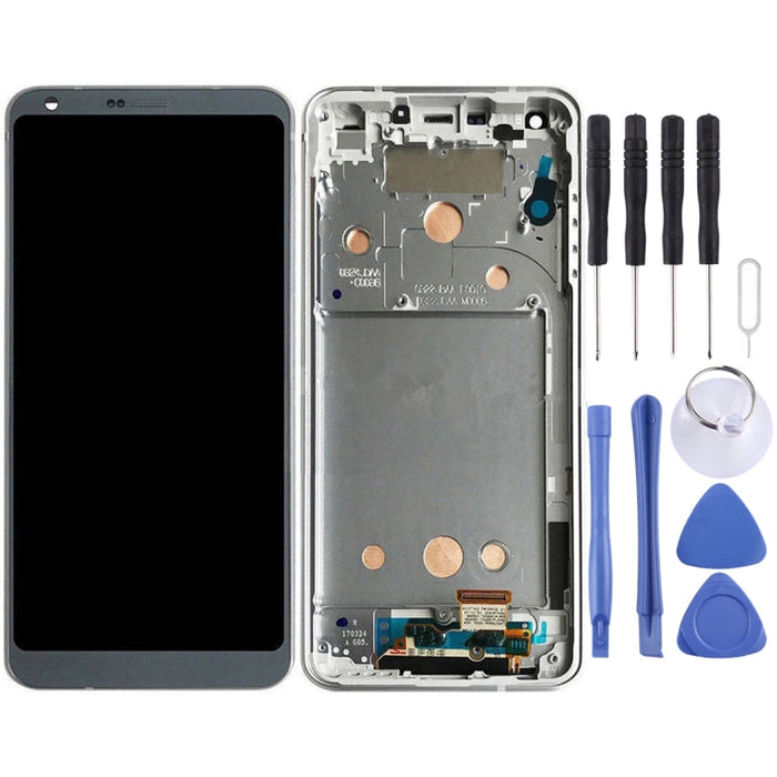 Original LCD Screen for LG G6 / H870 / H870DS / H872 / LS993 / VS998 / US997 Digitizer Full Assembly with Frame (Blue)