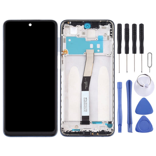 LCD Screen and Digitizer Full Assembly with Frame for Xiaomi Redmi Note 9S / Redmi Note 9 Pro Max / Redmi Note 9 Pro (India) / Redmi Note 9 Pro / Note 10 Lite(Black)
