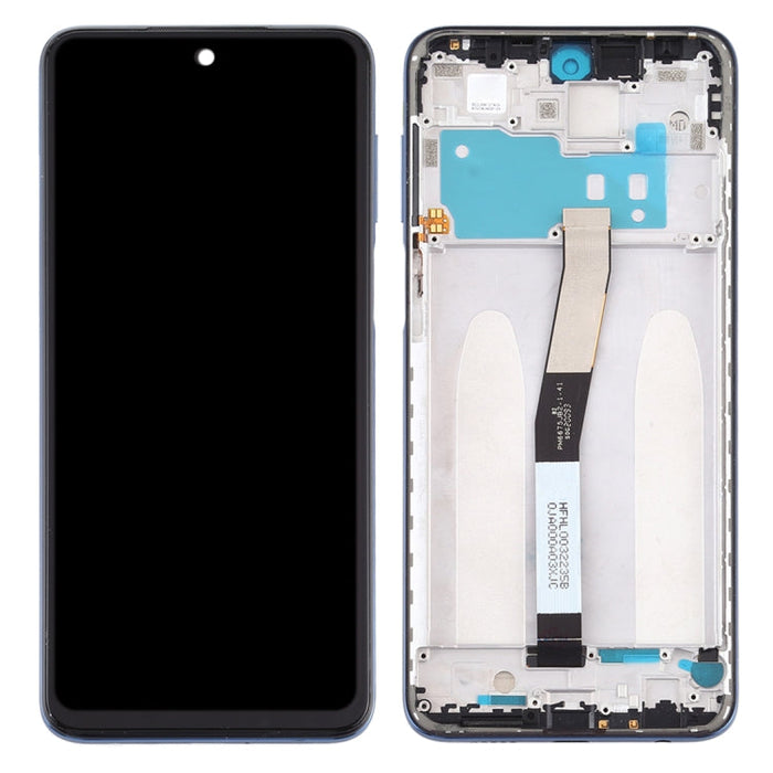 LCD Screen and Digitizer Full Assembly with Frame for Xiaomi Redmi Note 9S / Redmi Note 9 Pro Max / Redmi Note 9 Pro (India) / Redmi Note 9 Pro / Note 10 Lite(Black)