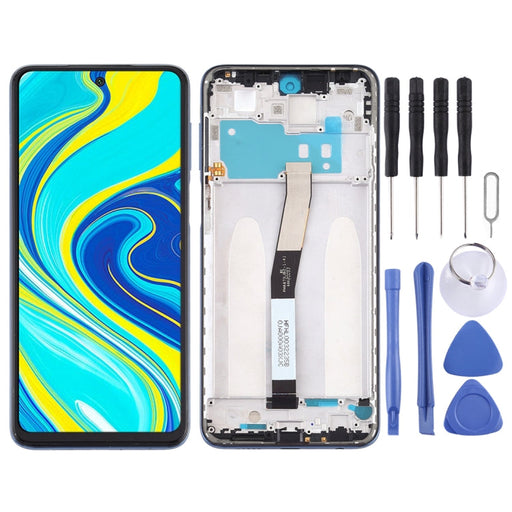 LCD Screen and Digitizer Full Assembly with Frame for Xiaomi Redmi Note 9S / Redmi Note 9 Pro Max / Redmi Note 9 Pro (India) / Redmi Note 9 Pro / Note 10 Lite(Black)