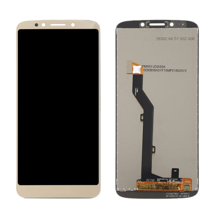 TFT LCD Screen for Motorola Moto G6 Play with Digitizer Full Assembly (Gold)
