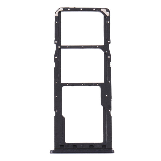 For Samsung Galaxy A21s SIM Card Tray + SIM Card Tray + Micro SD Card Tray (Black)