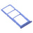 For Samsung Galaxy A21s SIM Card Tray + SIM Card Tray + Micro SD Card Tray (Blue)