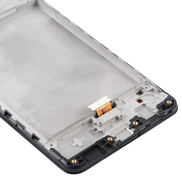 OEM LCD Screen for Samsung Galaxy A21s / SM-A217 Digitizer Full Assembly with Frame (Black)