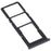 For Samsung Galaxy A12 SM-A125 SIM Card Tray + SIM Card Tray + Micro SD Card Tray (Black)