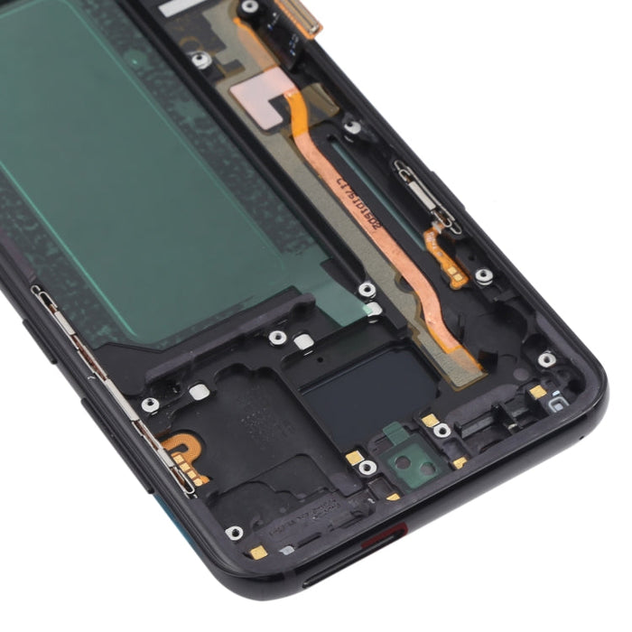 OLED LCD Screen for Samsung Galaxy S8+ SM-G955 Digitizer Full Assembly with Frame (Black)
