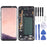 OLED LCD Screen for Samsung Galaxy S8+ SM-G955 Digitizer Full Assembly with Frame (Black)