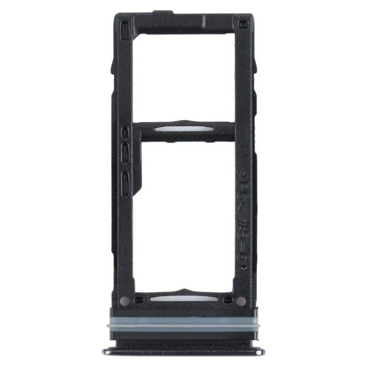 For Samsung Galaxy A52S 5G SM-A528 SIM Card Tray + SIM Card Tray / Micro SD Card Tray (Black)