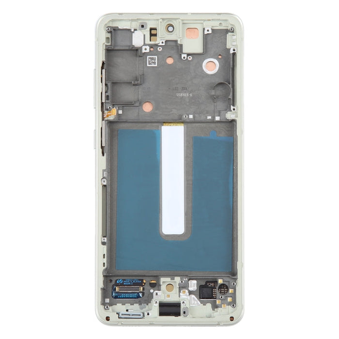 For Samsung Galaxy S21 FE 5G SM-G990B Original LCD Screen Digitizer Full Assembly with Frame (Olive Green)
