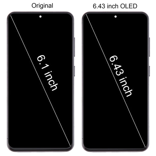 For Samsung Galaxy S23 SM-S911B 6.43 inch EU Version OLED LCD Screen Digitizer Full Assembly with Frame (Black)