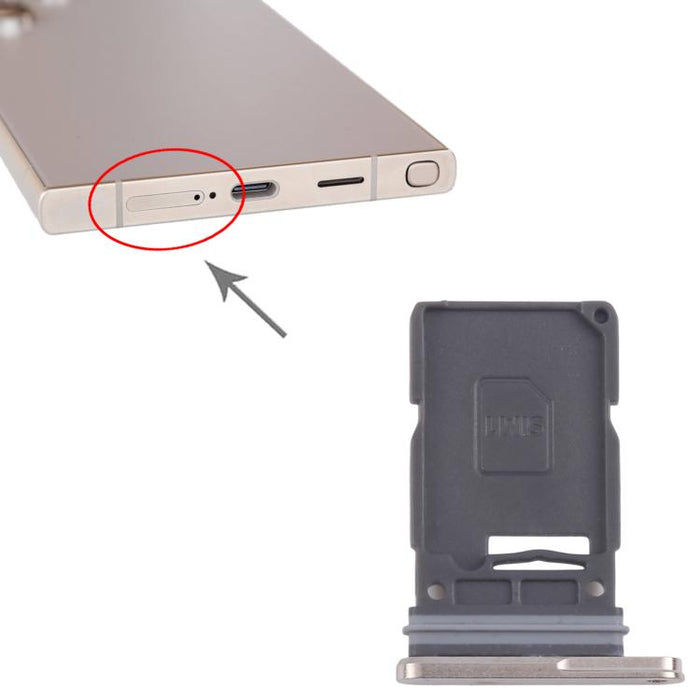 For Samsung Galaxy S24 Ultra 5G Original SIM Card Tray (Gold)