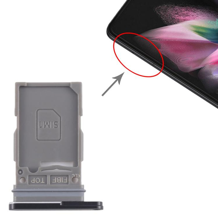 For Samsung Galaxy Z Fold3 5G SM-F926B Original SIM Card Tray (Black)