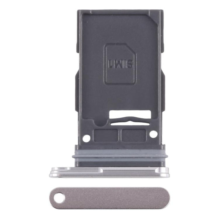For Samsung Galaxy S24+ SM-S926B Original SIM Card Tray (Silver)