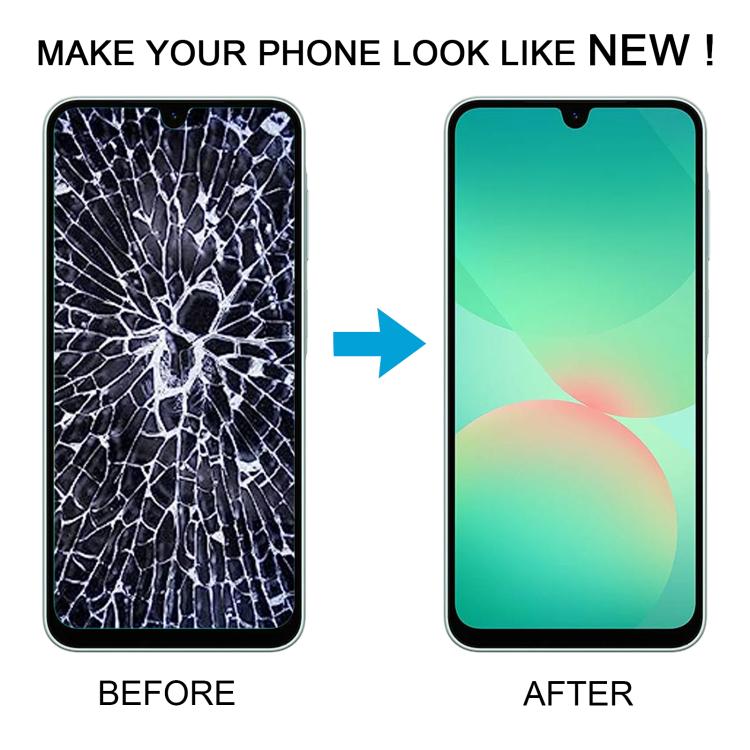 For Samsung Galaxy A26 SM-A266B 6.46 inch OLED LCD Screen Digitizer Full Assembly with Frame (Black)