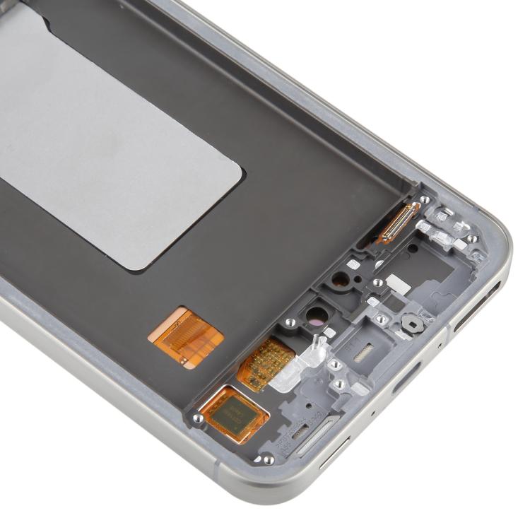 For Samsung Galaxy A56 SM-A566B 6.67 inch OLED LCD Screen Digitizer Full Assembly with Frame (Grey)