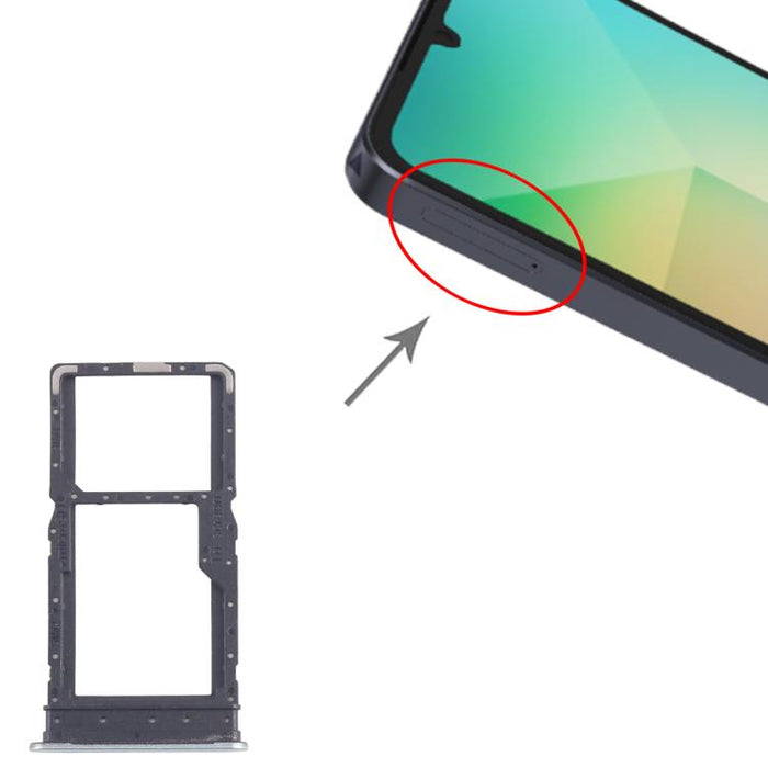 For Samsung Galaxy A06 5G SM-A066B Original SIM + SIM / Micro SD Card Tray (Green)