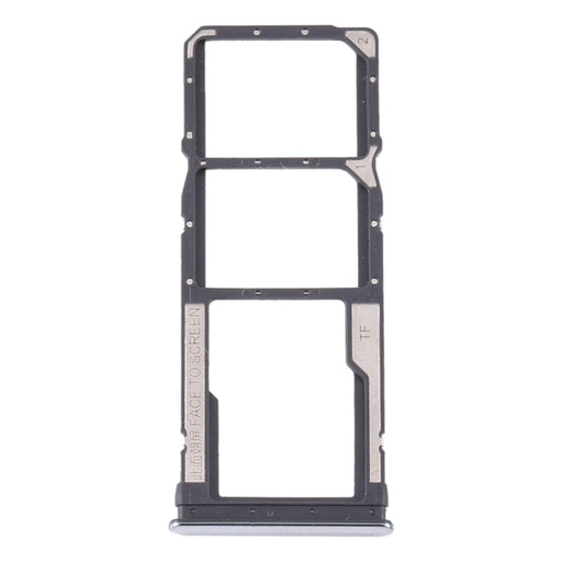 SIM Card Tray + SIM Card Tray + Micro SD Card Tray for Xiaomi Redmi Note 8T / Redmi Note 8 (Silver)