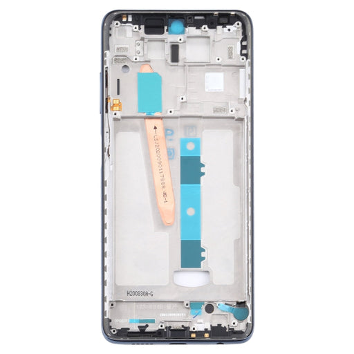 Front Housing LCD Frame Bezel Plate for Xiaomi Poco X3 / Poco X3 NFC M2007J20CG / M2007J20CT(Black)