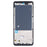 Front Housing LCD Frame Bezel Plate for Xiaomi Poco X3 / Poco X3 NFC M2007J20CG / M2007J20CT(Black)