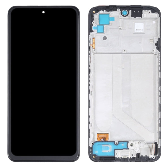 OLED Material LCD Screen and Digitizer Full Assembly With Frame for Xiaomi Redmi Note 10 4G / Redmi Note 10s 4G / Redmi Note 11 SE India / Poco M5s M2101K7AI M2101K7AG M2101K7BG M2101K7BI M2101K7BNY