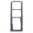 For OPPO A15 CPH2185 SIM Card Tray + SIM Card Tray + Micro SD Card Tray (Blue)