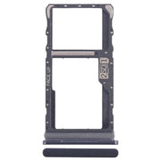 For Motorola Moto G50 SIM Card Tray + Micro SD Card Tray (Black)
