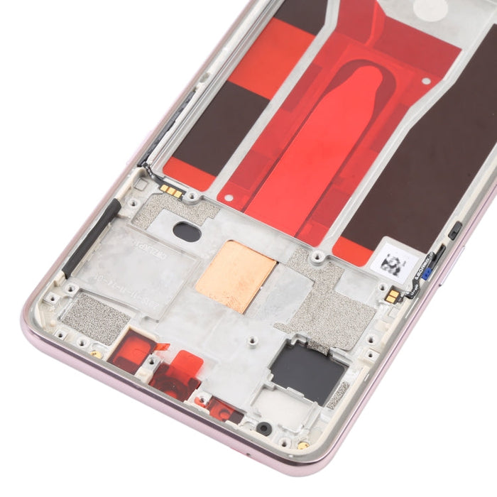 Original LCD Screen For OPPO Reno3 5G/Reno3 Youth/F15/Find X2 Lite/K7 5G Digitizer Full Assembly with Frame (Pink)