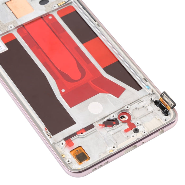 Original LCD Screen For OPPO Reno3 5G/Reno3 Youth/F15/Find X2 Lite/K7 5G Digitizer Full Assembly with Frame (Pink)